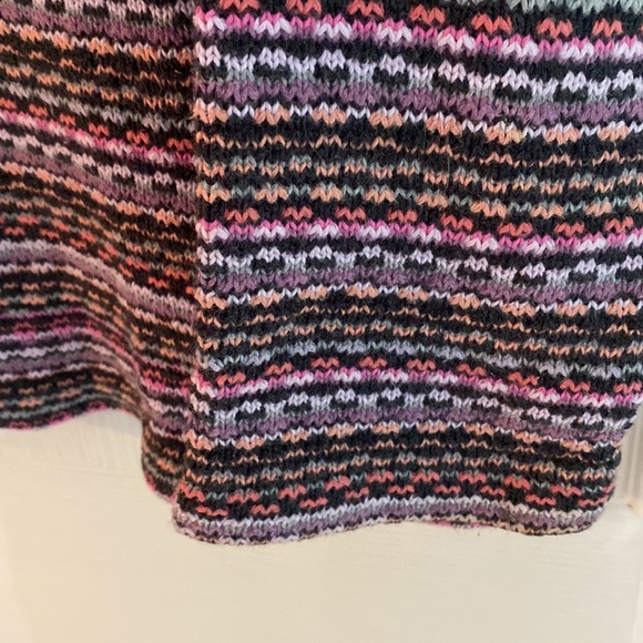 So blue Sigrid Olsen cowel neck 100%cotton multi coloured sweater. - Picture 7 of 7